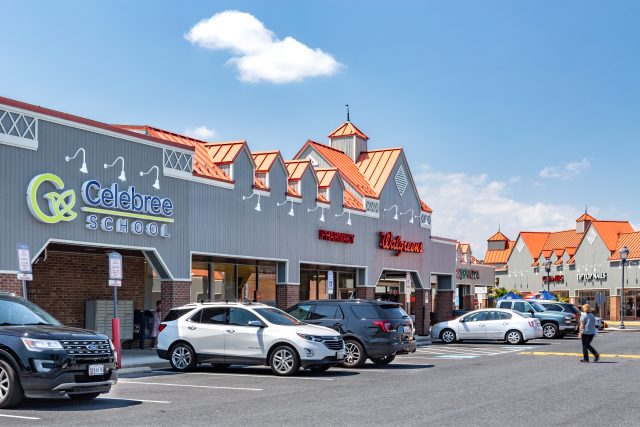 Storefronts at Mount Airy Shopping Center