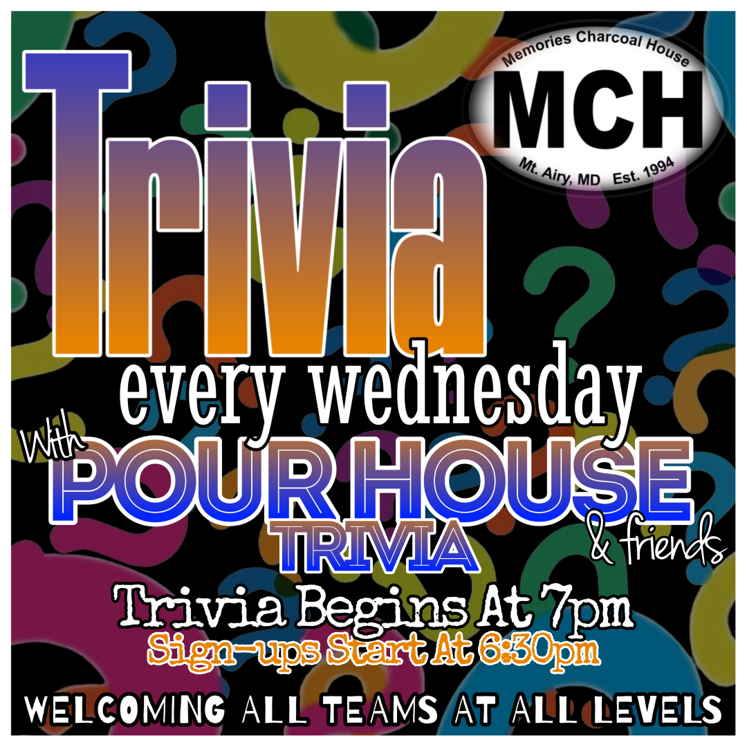 Trivia every Wednesday at 7pm! icon