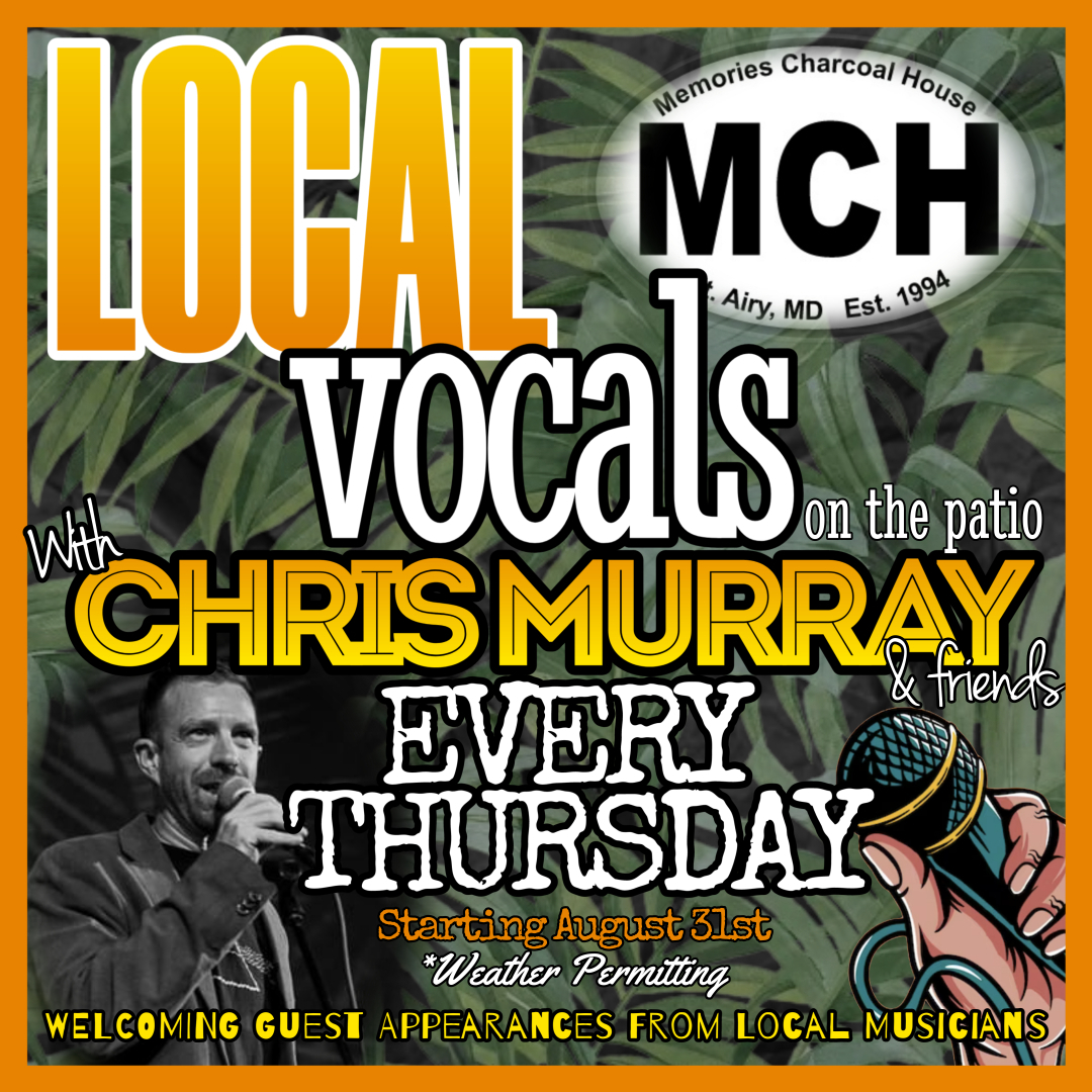 Local Vocals with Chris Murray! Every Thursday from 7-10pm. icon