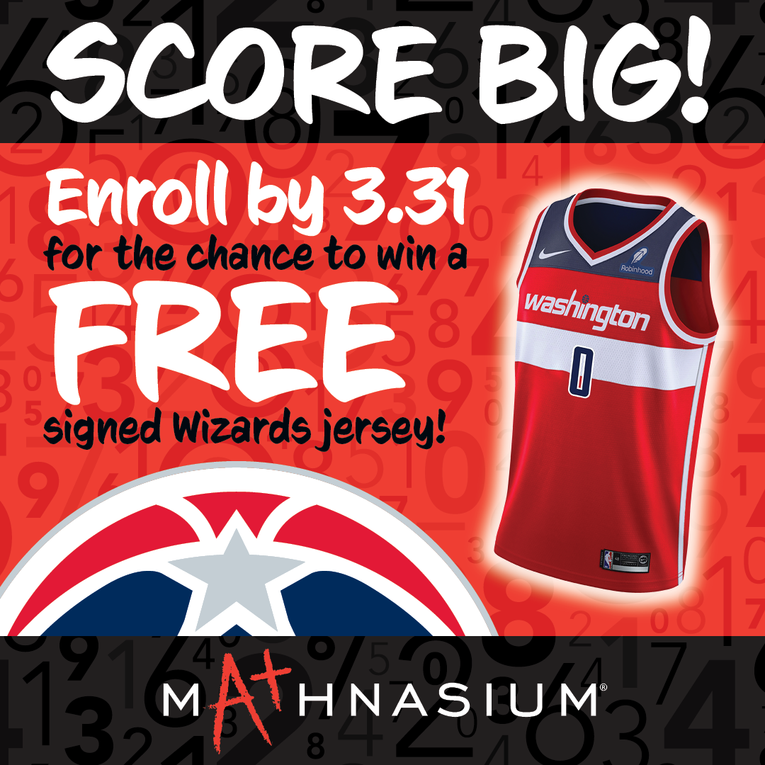 Enroll for a 12-month membership by 3/31 for Your Chance to Win a FREE Signed Wizards Jersey! icon