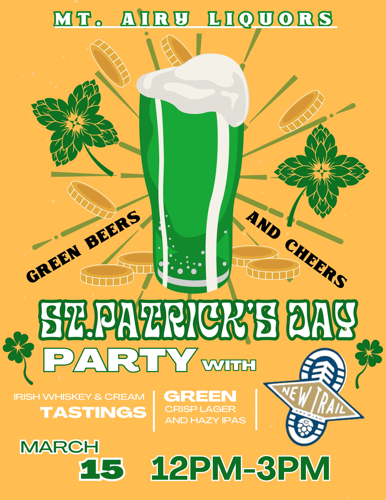 St. Patrick’s Day Party at Mt. Airy Liquors! icon