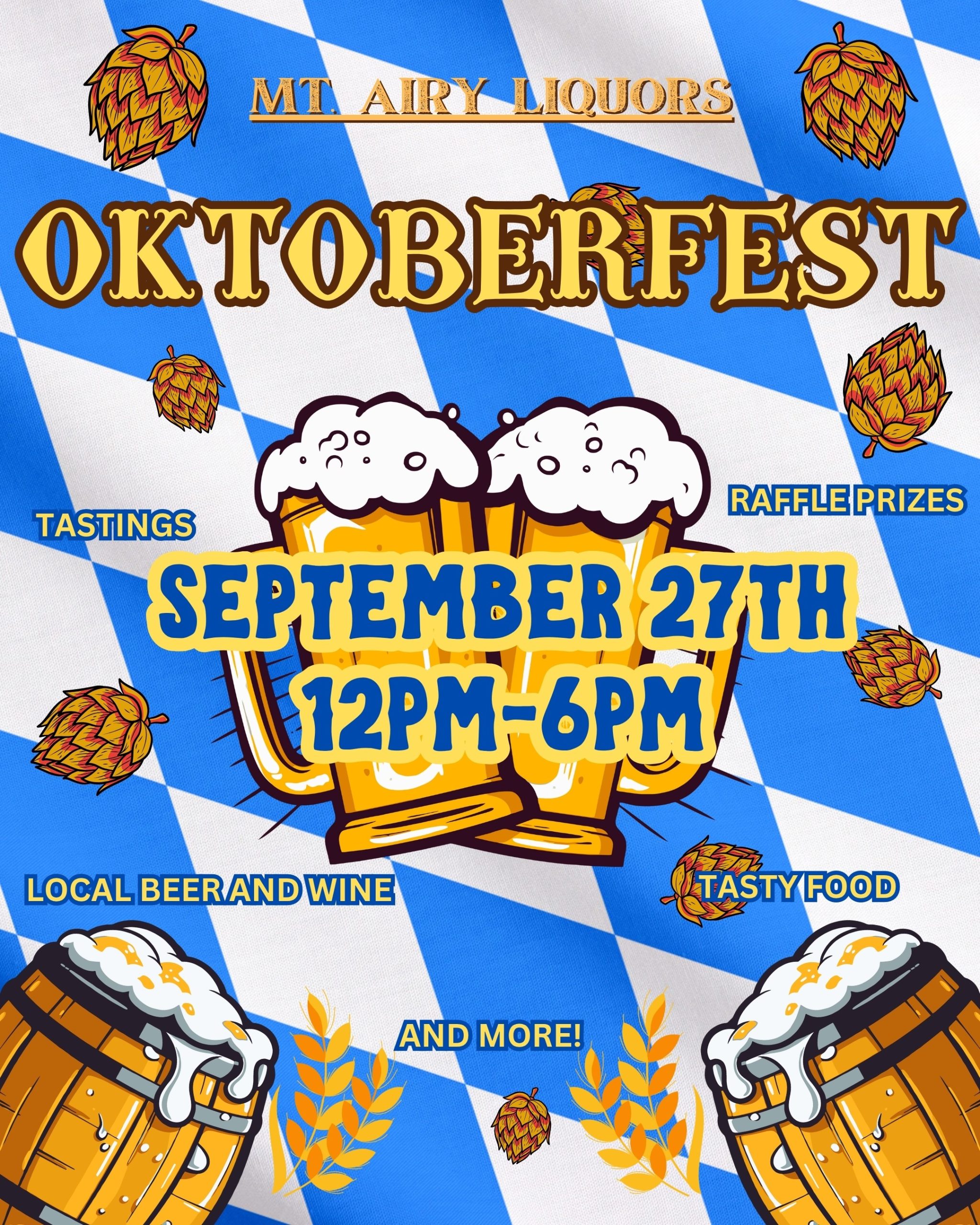 Celebrate Oktoberfest at Mt. Airy Liquors! icon